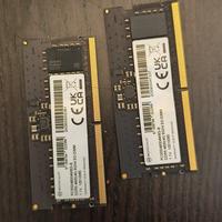 RAM 2x8GB DDR5 4800 sodimm