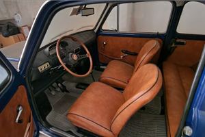 Fiat 850 special blu d'epoca