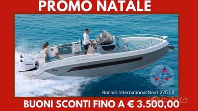 Ranieri International Next 275 LX + Mercury 2x225