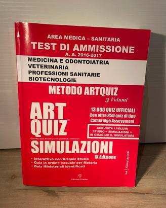 Artquiz simulazioni. Test di ammissione