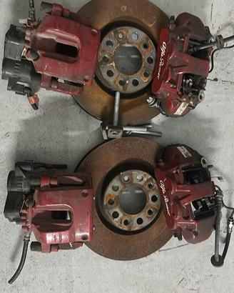 Pinze e dischi per giulia-stelvio Giulietta e mito