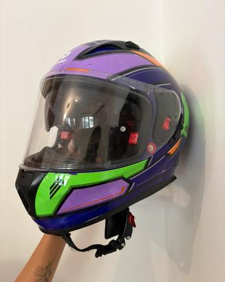 Casco Moto Integrale SHIRO- Doppia Visiera- Tg.S