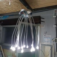 Lampadario vintage pendenti flessibili lampade led