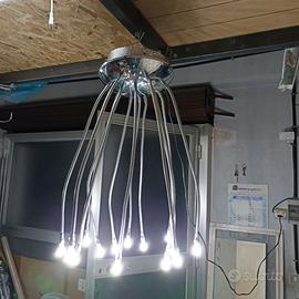 Lampadario vintage pendenti flessibili lampade led