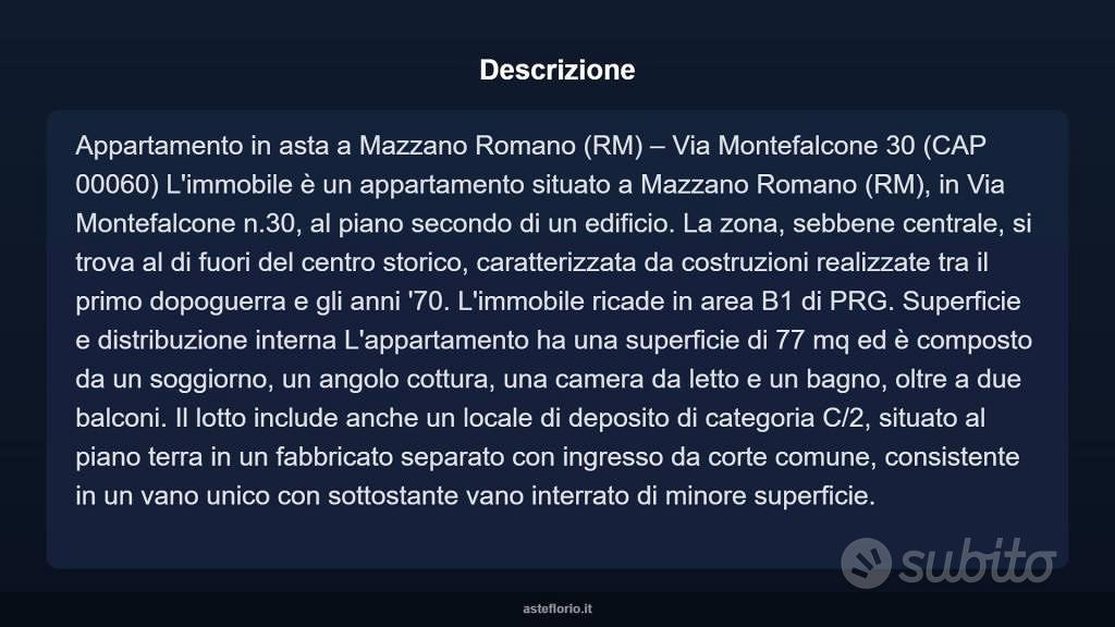 Appartamento – Mazzano Romano, Borgo, Roma Capitale - Vista 5