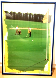 FISSORE DANIELE LITOGRAFIA A COLORI "CAMPO DA GOLF