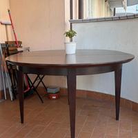 TAVOLO TONDO LEGNO ALLUNGABILE 
