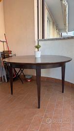 TAVOLO TONDO LEGNO ALLUNGABILE 