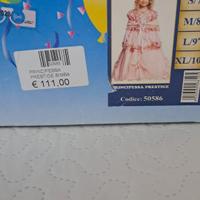Vestito carnevale bambina principessa prestige