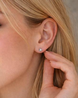 Orecchini Stella Hollow in Argento 925