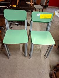 set 6 sedie scuola