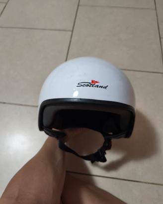 Casco "scotland" bianco