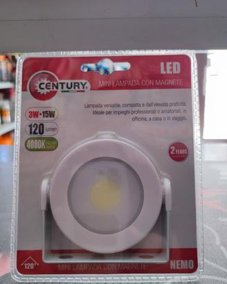Lampada led mini con magnete 3w