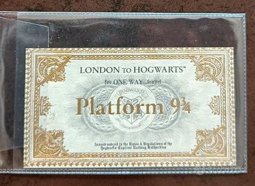 Gadget Biglietto originale Hogwarts-binario 9 3/4