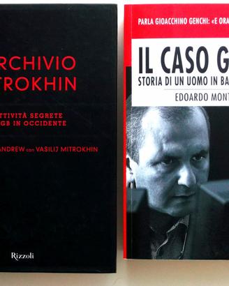 2 libri - L'ARCHIVIO MITROKHIN / IL CASO GENCHI