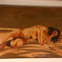 Quadro Ciro Zanetti in arte Xirò. Metà anni '60.