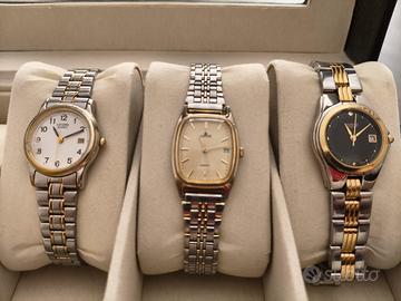 Lotto 3 orologi vintage Citizen Laurens Lorus 