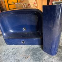 Lavabo vintage blu