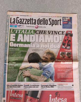 Gazzetta dello Sport 25 giugno 2012