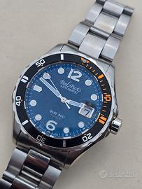 Paul Picot Commodore Sub Diver  300 Automatic Swis