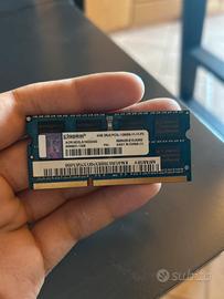 RAM 4GB DDR3L 1600 MHz + scheda wifi regal.o