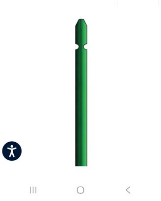 Paletti a T per recinzione - altezza 1.75 - 70 pez
