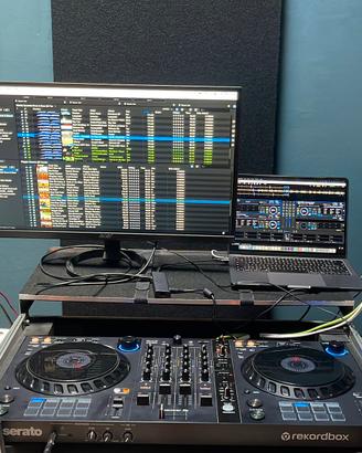 Consolle Pioneer DDJ FLX6+ Flight Case Magma +Cavi