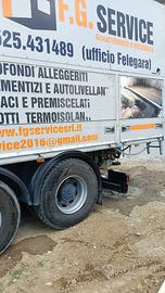 Camion iveco impianto overmat per Massetti