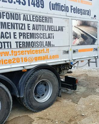 Camion iveco impianto overmat per Massetti