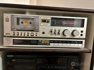 Technics M215  piastra a cassette perfetta