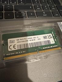 2 Memoria RAM 8 GB PC4 SO-DIMM DDR4 3200