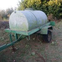 Cisterna acqua 1000 lt trainabile