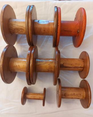 BOBINE IN LEGNO