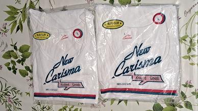 set canottiere/canotta new carisma bianca misura L