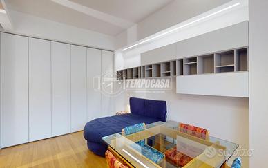 Monolocale arredato con terrazzino