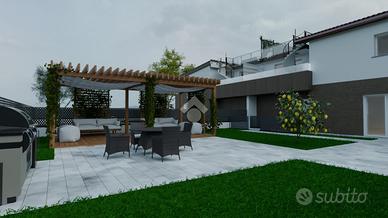 VILLA A SCHIERA A MONZA