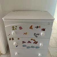 Mobile fasciatoio con vaschetta bianco Italbaby