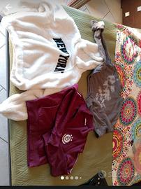 n 3 felpe per ragazza fino a 14 anni 