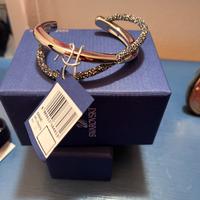 Bracciale rigido tubolare Swarovski con cartellino