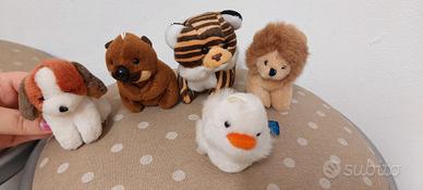 animali Trudi, leone, Tigre, Cane, Castoro, pulcin