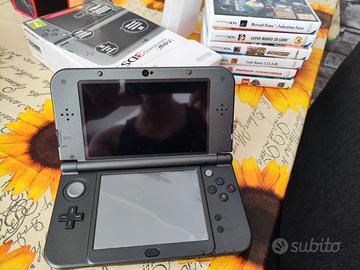 New Nintendo 3DS XL Nero Metallico + 6 Giochi - PA