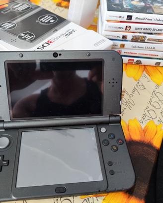 New Nintendo 3DS XL Nero Metallico + 6 Giochi - PA