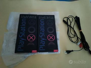 2 Grandi Libri Playstation e cavetteria Ps1