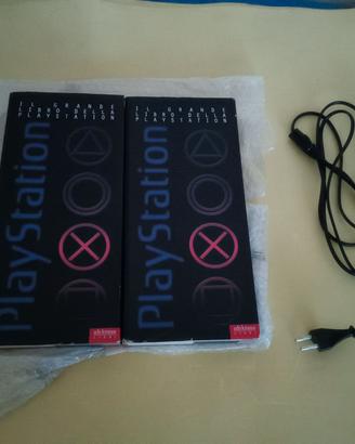 2 Grandi Libri Playstation e cavetteria Ps1