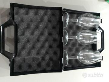 valigetta degustazione  calici vino nuova