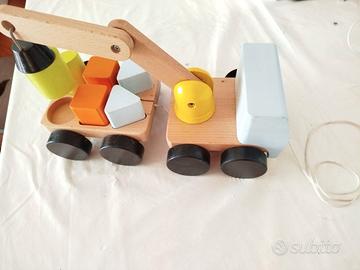 Autogru con rimorchio