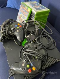Xbox+2 controller+ lotto di giochi