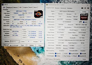15.6 Full HD Portatile Nuovo 16GB Ram AMD Ryzen 7