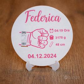 targhetta nascita 