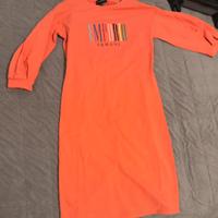vestito lungo rosso emporio armani